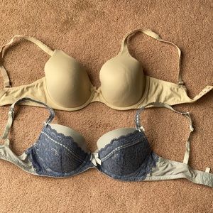VS and ADORE ME bras 34D